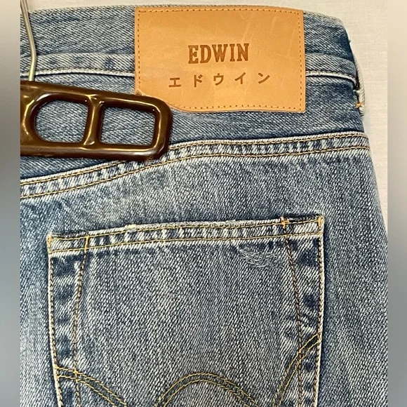 Edwin Japanese jeans. ED 80 slim tapered. 31x32 EUC